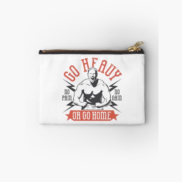Item preview, Go Heavy Or Go Home No Pain No Gain Vintage Physical Culturist Art Deco Bodybuilder designed and sold by 108dragons.