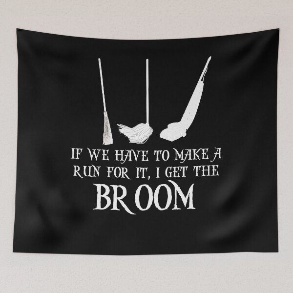 Item preview, Halloween Trick Treat Witch Run Broom designed and sold by wilsonellis.