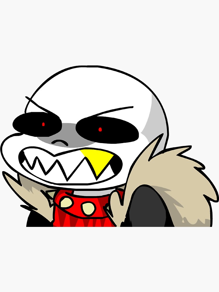 Underfell Sans Vinyl Sticker