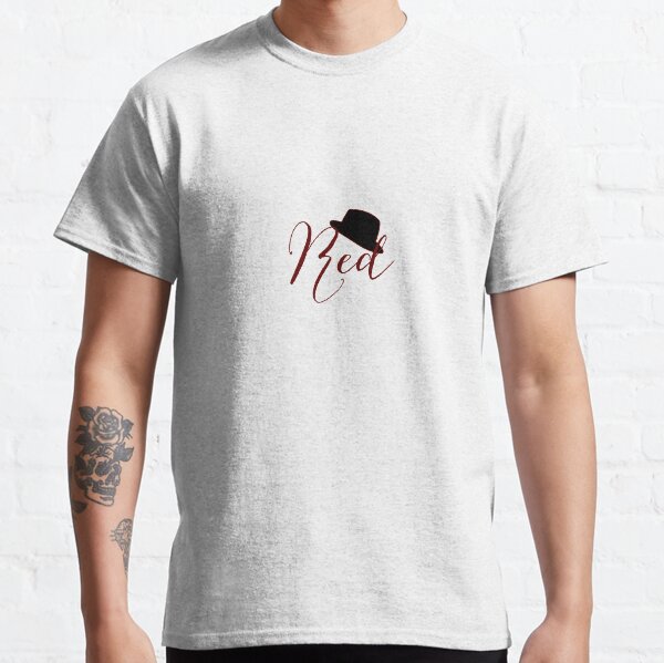 rojo Camiseta clásica
