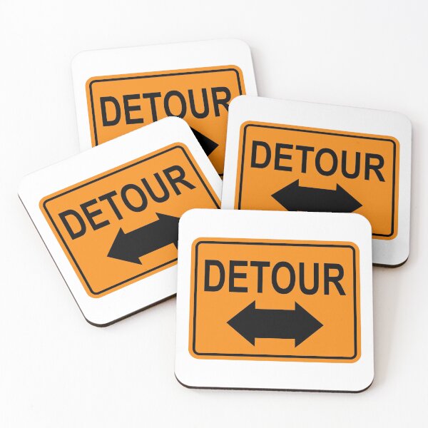 Item preview, Detour Sign AROUND designed and sold by Zethinova.