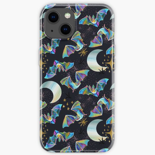 Bloodsucker Buffet Creepy Cute Bat Pattern iPhone Soft Case