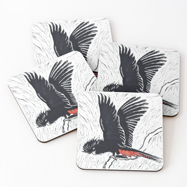 Item preview, Red Tailed Black Cockatoo designed and sold by Cynthia Dix.