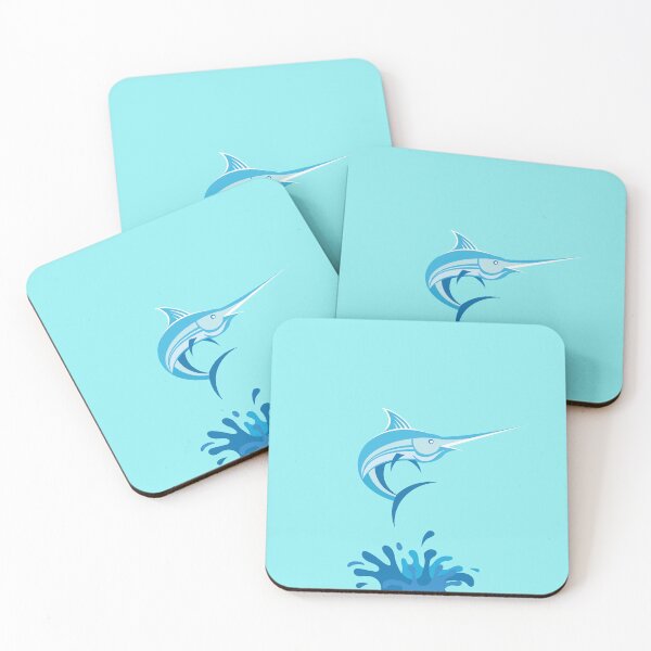Item preview, Blue Marlin Swordfish with Splash Logo designed and sold by Frank Schuster.