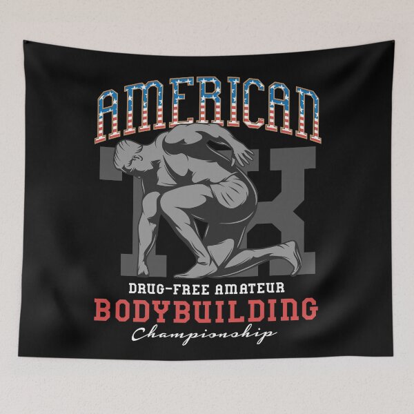 Item preview, American Boybuilding 100 % Drug Free Amateur Championship Vintage designed and sold by 108dragons.