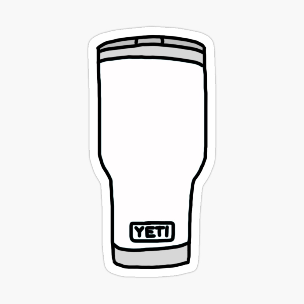 Blue Yeti Tumbler Sticker for Sale by lejlagro