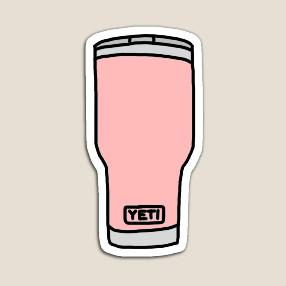 Ice Pink Yeti Sticker Sticker for Sale by brookehend