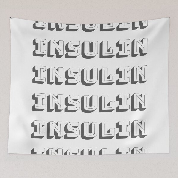 Item preview, INSULIN in Gray designed and sold by sarahvonurban.