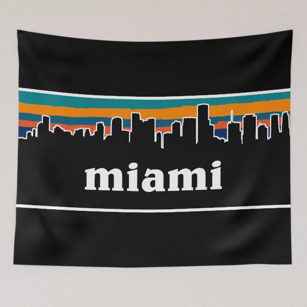 Item preview, Miami Classic Cityscape Football designed and sold by Picket Club.