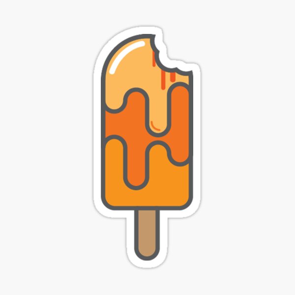 Orange Icypole Sticker