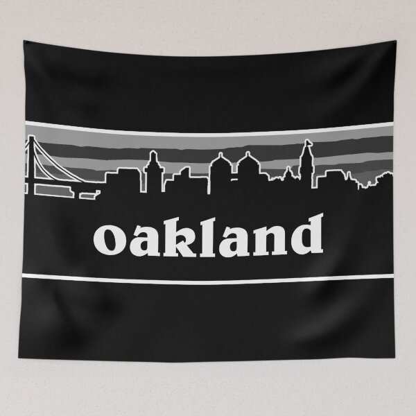 Item preview, Oakland Classic Cityscape Football designed and sold by Picket Club.