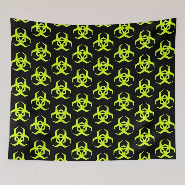 Item preview, Biohazard symbol pattern neon designed and sold by Dator.