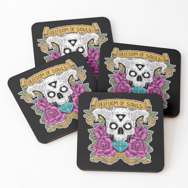 Item preview, Three eyed horned skull designed and sold by TheSimpleMan.
