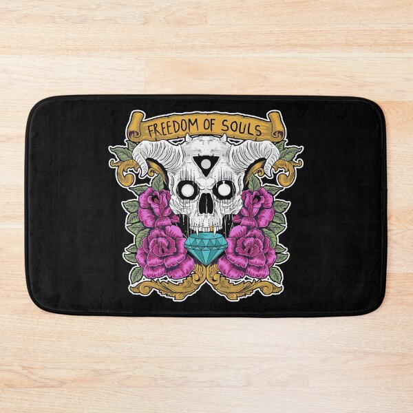 Item preview, Three eyed horned skull designed and sold by TheSimpleMan.