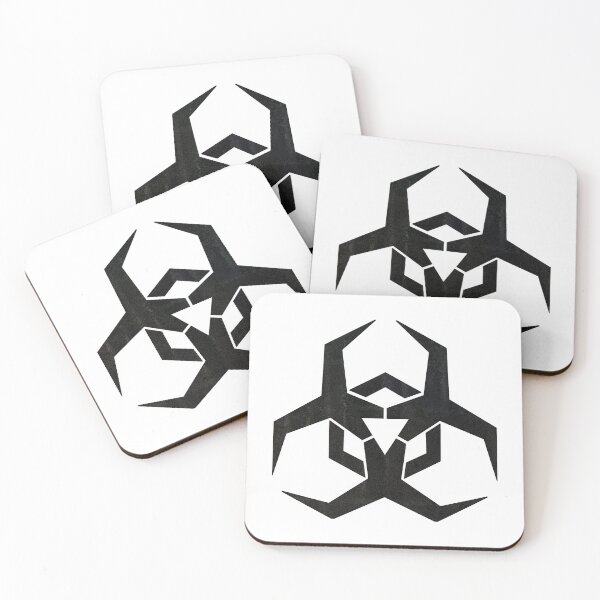 Item preview, Black Asphalt Futuristic Biohazard Symbol designed and sold by Dator.