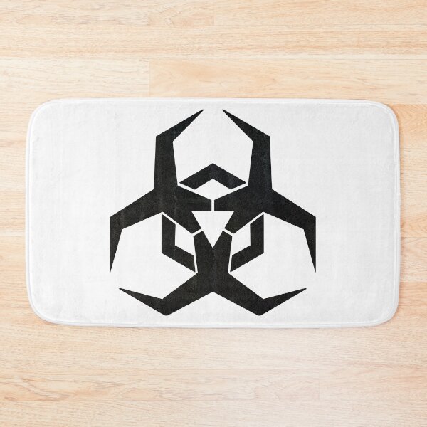 Item preview, Black Asphalt Futuristic Biohazard Symbol designed and sold by Dator.