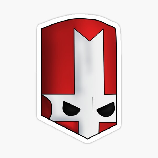 Nybegynder tømrer Tilskynde Castle Crashers Red Knight Head (2019 Remaster)" Sticker for Sale by Terri  Spinney | Redbubble