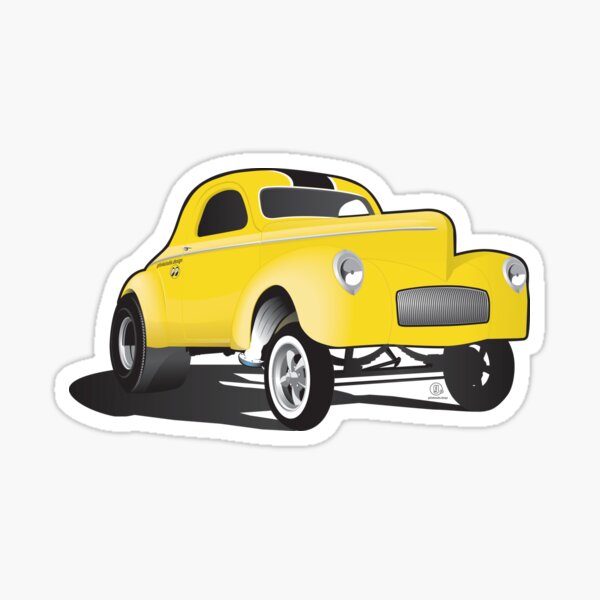 Willd Willys Coupe Sticker