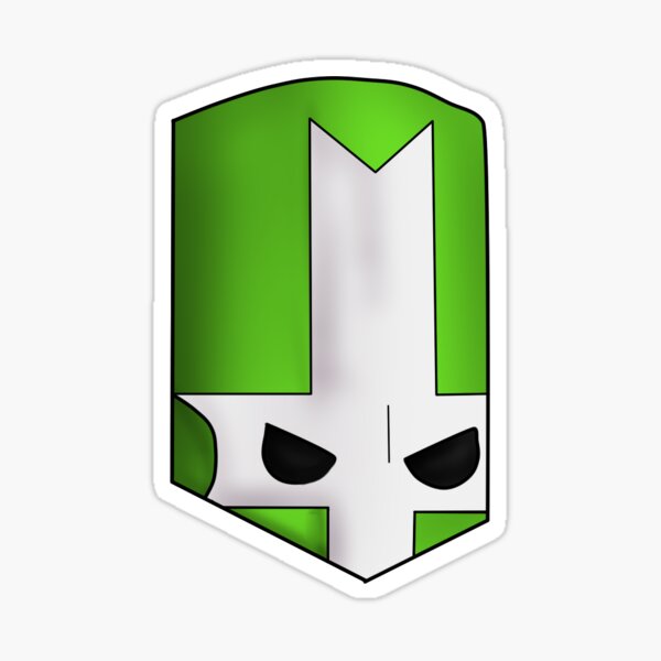 Item preview, Castle Crashers Green Knight Head (2019 Remaster)  designed and sold by Terri Spinney.