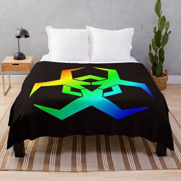 Item preview, Rainbow Colored Futuristic Biohazard Symbol designed and sold by Dator.