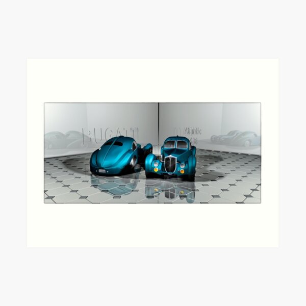 Bugatti Atlantic 1938 Art Print