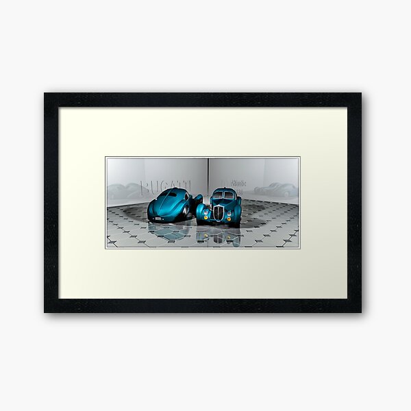 Bugatti Atlantic 1938 Framed Art Print