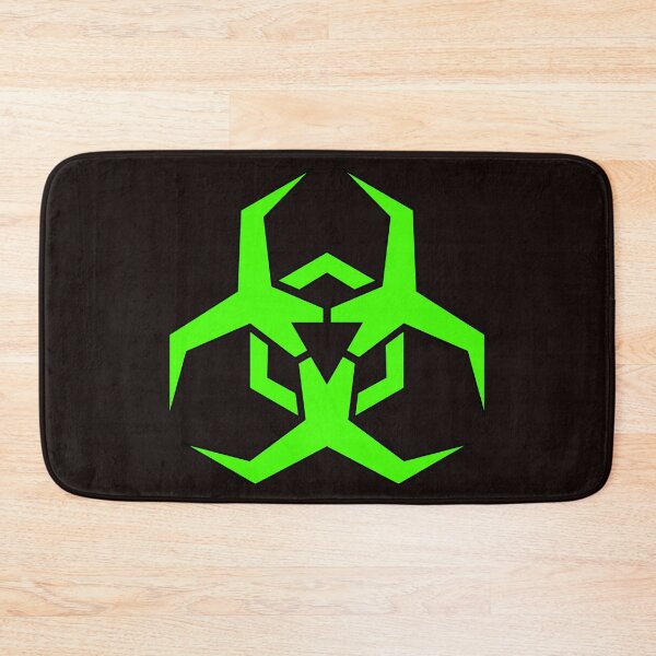 Item preview, Vivid Neon Green Futuristic Biohazard Symbol designed and sold by Dator.