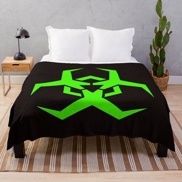 Item preview, Vivid Neon Green Futuristic Biohazard Symbol designed and sold by Dator.