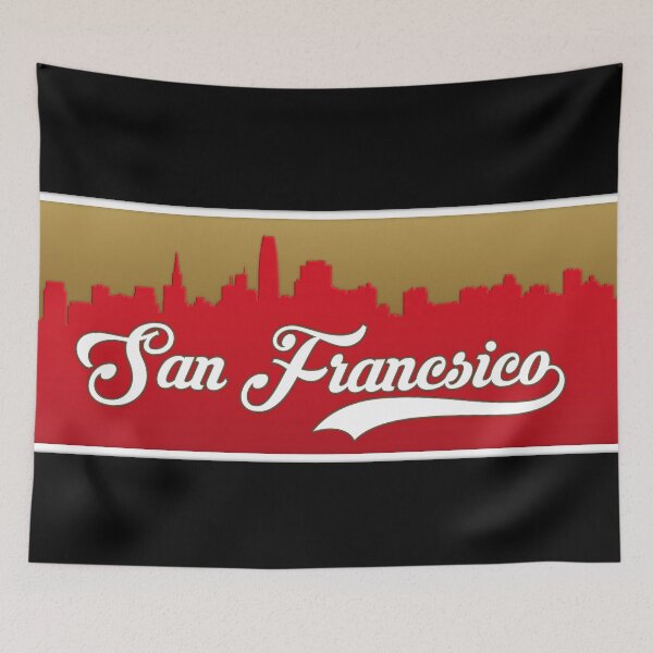 Item preview, San Francisco Football Classic Skyline designed and sold by Picket Club.