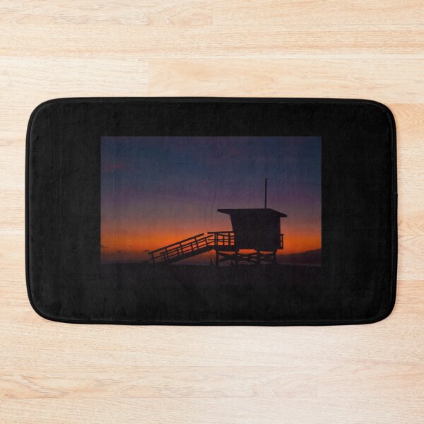 Item preview, Sunset Lifeguard Hut, Zuma beach, Malibu, California  designed and sold by RichardGibb.