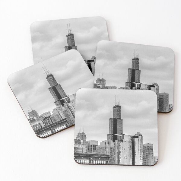 Item preview, Sears Tower BW designed and sold by Kali Johnson.