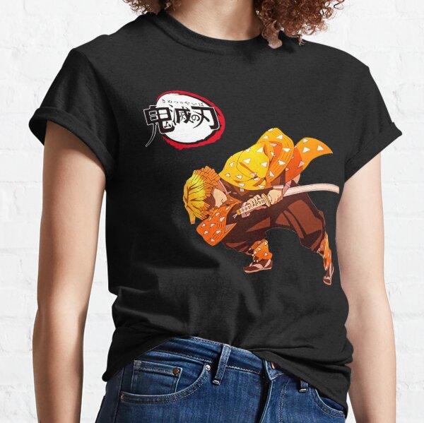 Kimetsu No Yaiba Zenitsu Demon Slayer Camiseta clásica