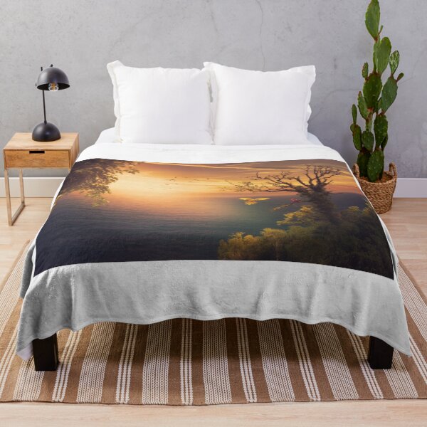 Item preview, Deserted Island Sunset HiRes Artwork designed and sold by PODLizardWizard.