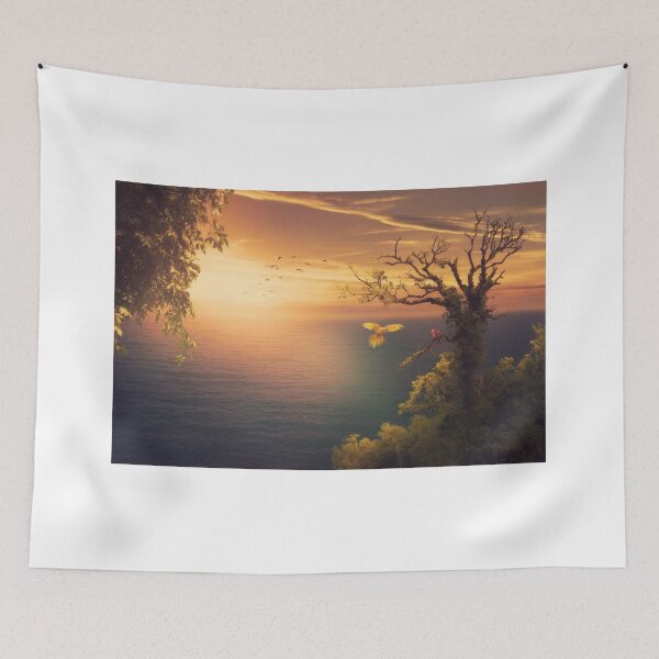 Item preview, Deserted Island Sunset HiRes Artwork designed and sold by PODLizardWizard.