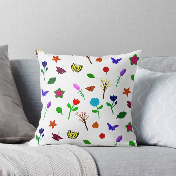 Item preview, Flores y mariposas dispersas, sin fondo designed and sold by StephOBrien.
