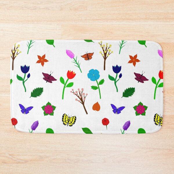 Item preview, Scattered Flowers and Butterflies, no background designed and sold by StephOBrien.