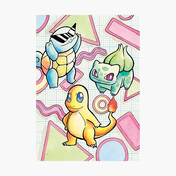 ash's poster but make it 80s Photographic Print