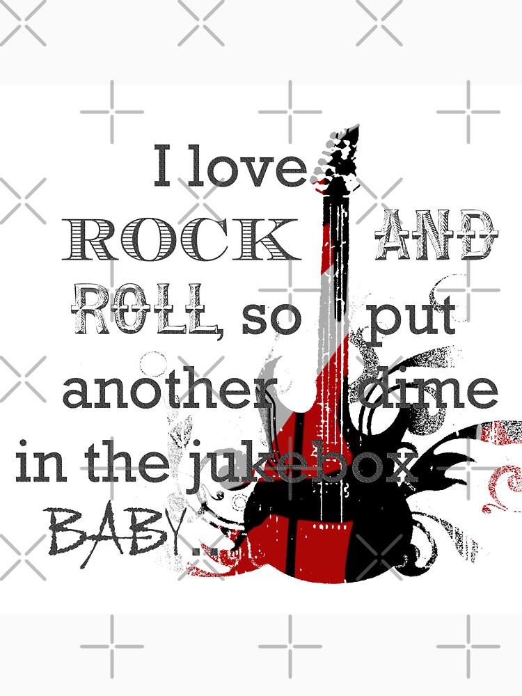 Thumbnail 7 of 7, Classic T-Shirt, I Love Rock and Roll designed and sold by Lehonani.