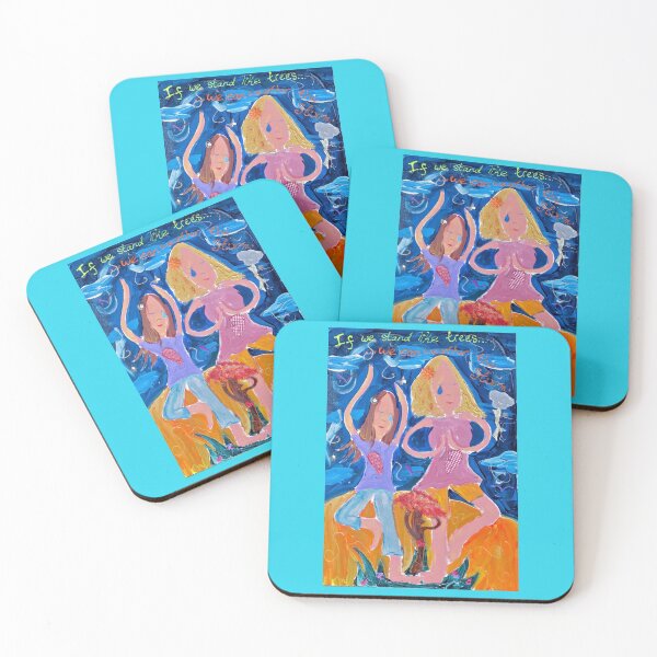 If We Stand Like Trees Coasters (Set of 4)