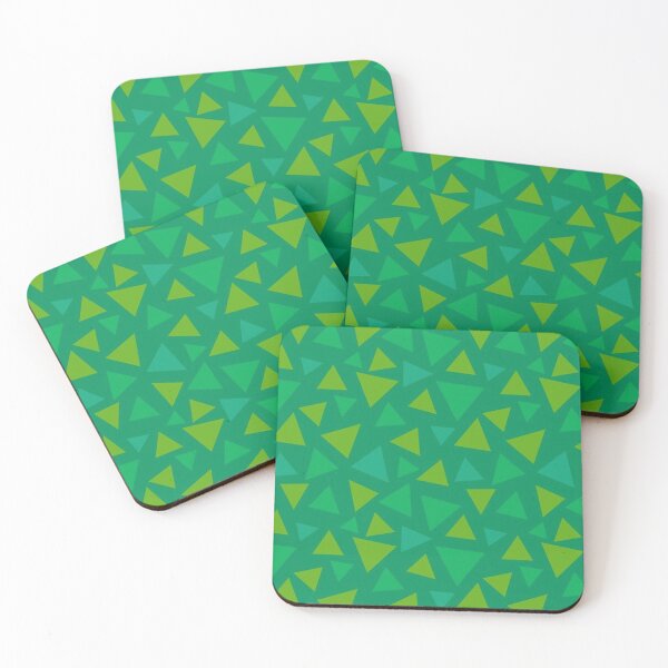 ANIMAL CROSSING GRASS 2 Coasters (Set of 4)