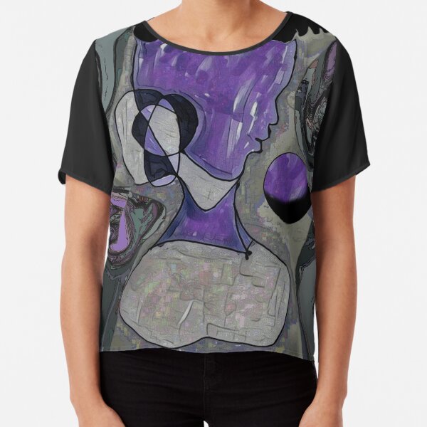 Perfume Botticelli with an Industrial Face Chiffon Top