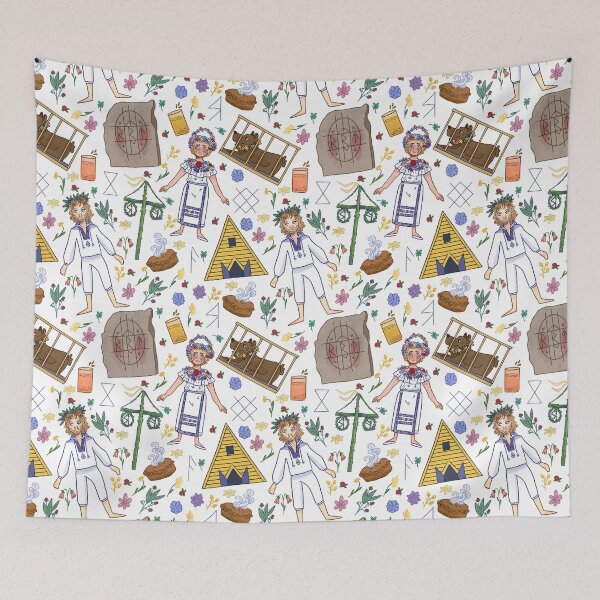 Item preview, Midsommar Pattern #1 (No Background Variation)  designed and sold by misnamedplants.