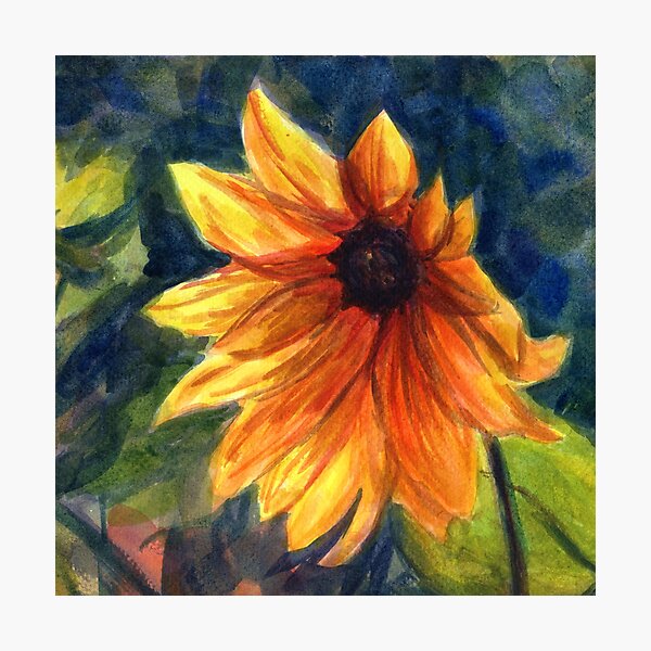 Item preview, Girasol Acuarela designed and sold by RB-float.