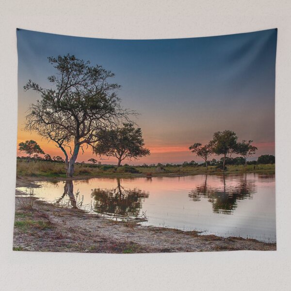Item preview, Sunset at waterhole designed and sold by Marylou Badeaux.