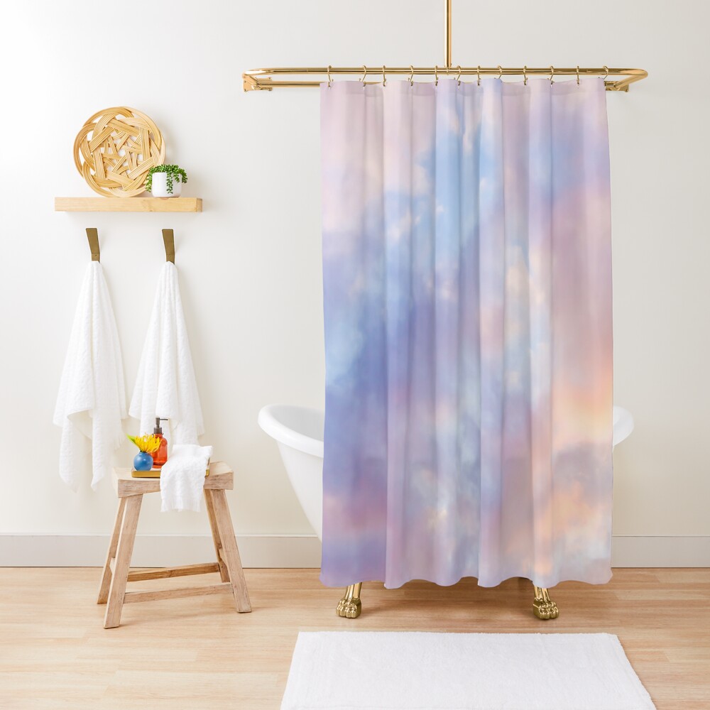 Pink sky Shower Curtain