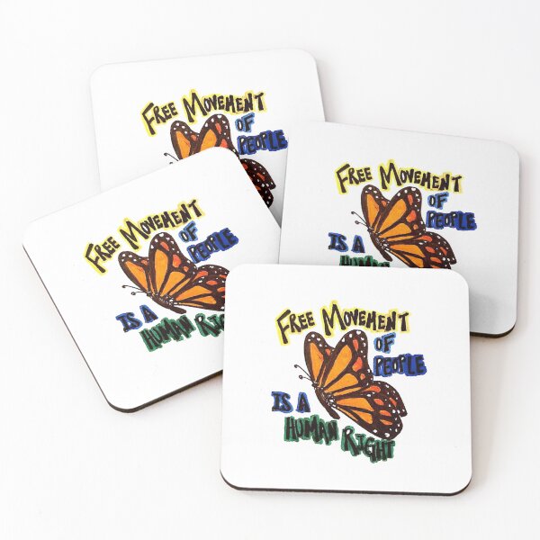 Item preview, Free Movement of People is a Human Right Color designed and sold by gabo doodles.