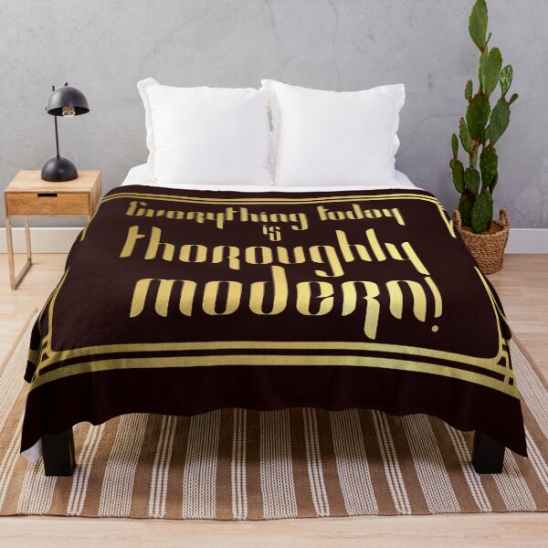 Item preview, Everything Today is Thoroughly Modern designed and sold by Theatre Thoughts.