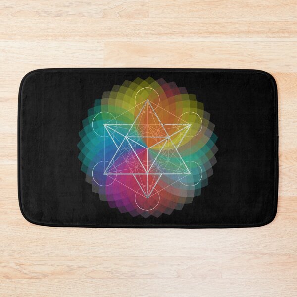 Item preview, Metatron's Cube Rainbow Chakra  designed and sold by Bluepress.