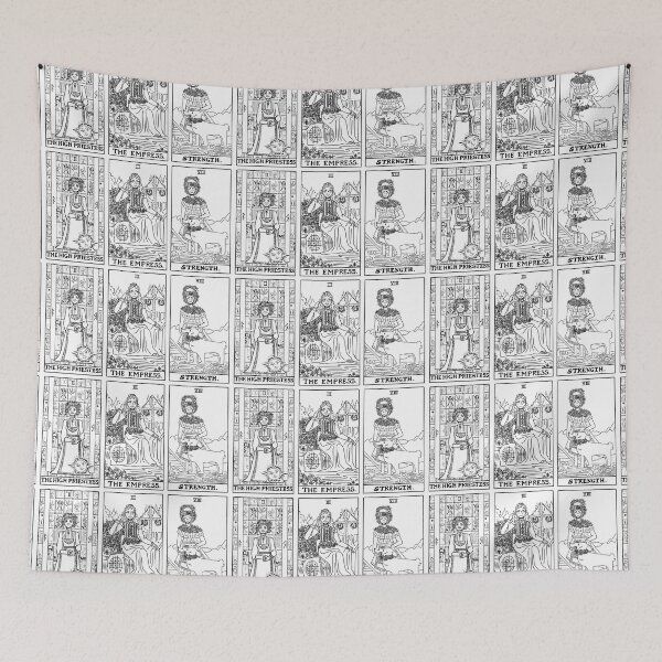 Item preview, Midsommar Tarot Cards (All Three B/W Version) designed and sold by misnamedplants.