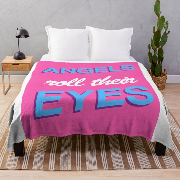 Item preview, angels roll their eyes poster designed and sold by itsmeg13.
